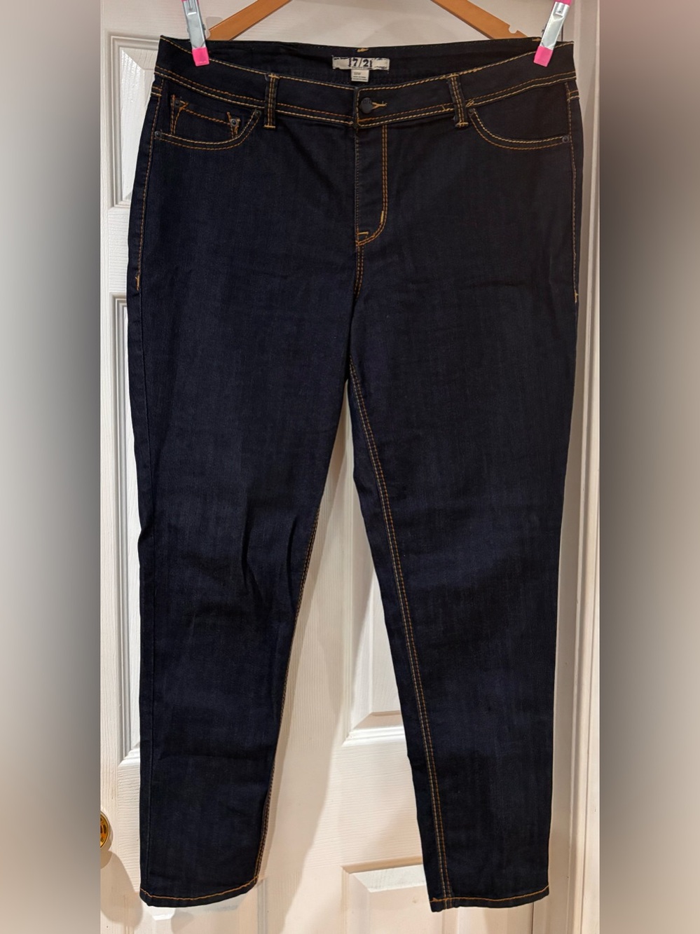 17/21 Exclusive Denim Dark Wash Skinny Jeans Plus Size 18W NWOT